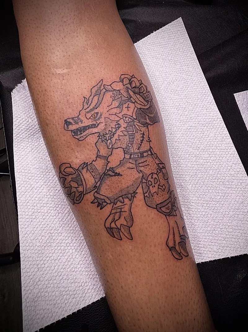 Anime/Illustrative tattoo 2