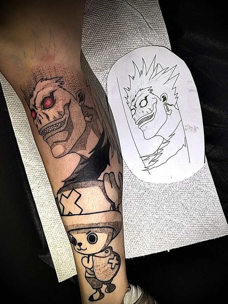 Anime/Illustrative tattoo 7