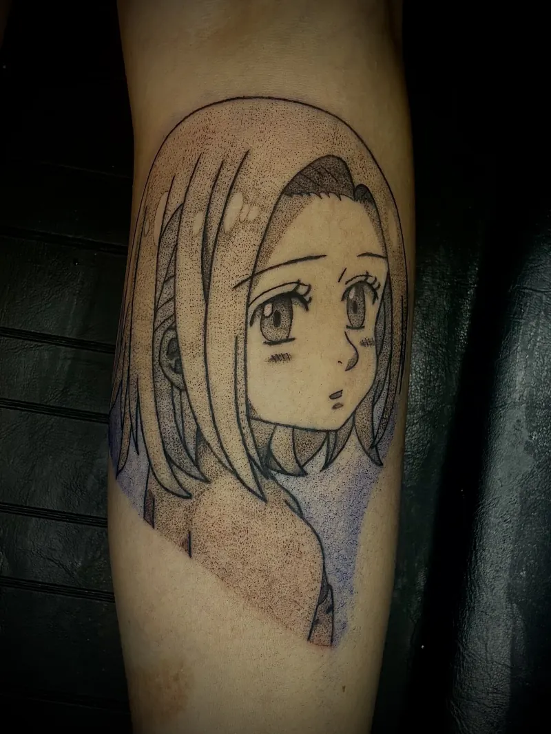 Anime/Illustrative tattoo 16
