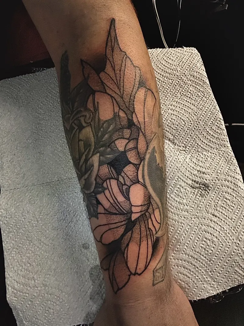 Black & Grey tattoo 4