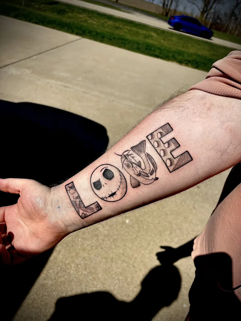 Black & Grey tattoo 6