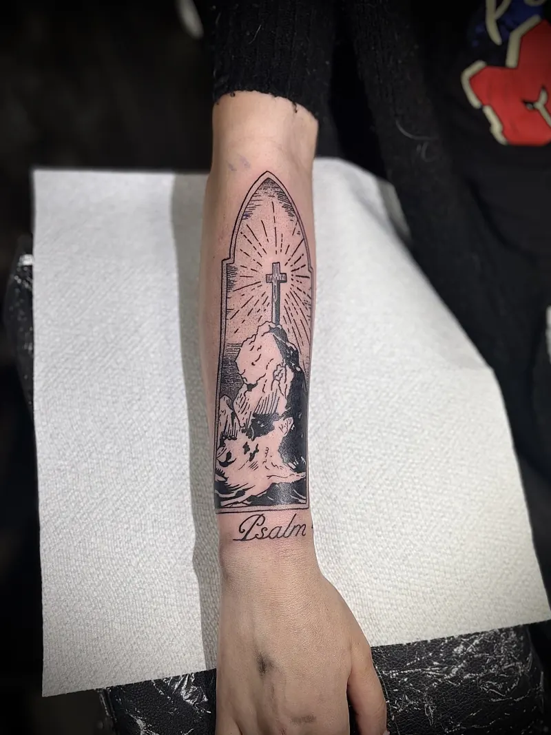 Black & Grey tattoo 8