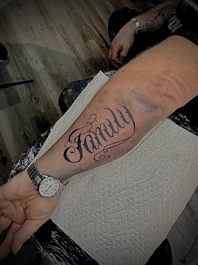 Line Work tattoo 1