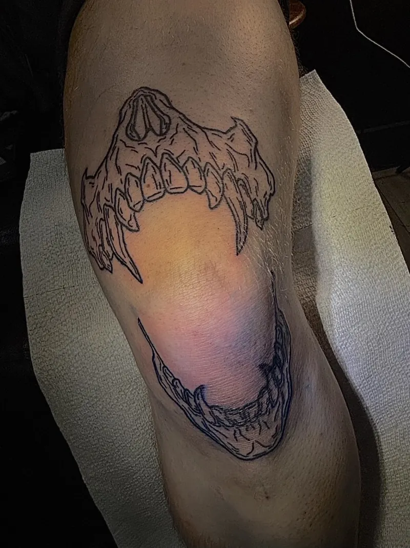Line Work tattoo 3