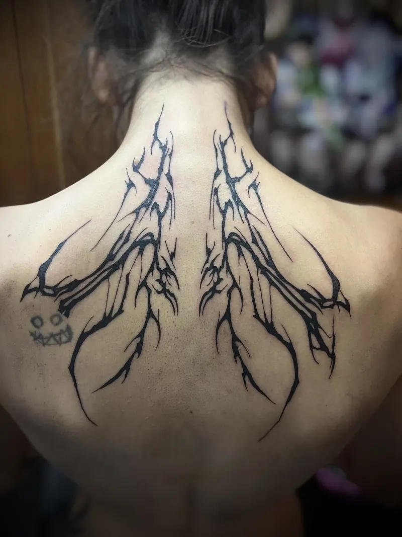 Line Work tattoo 8